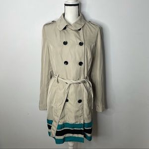 Kensie Women's Trench Rain Belted Jacket size 6